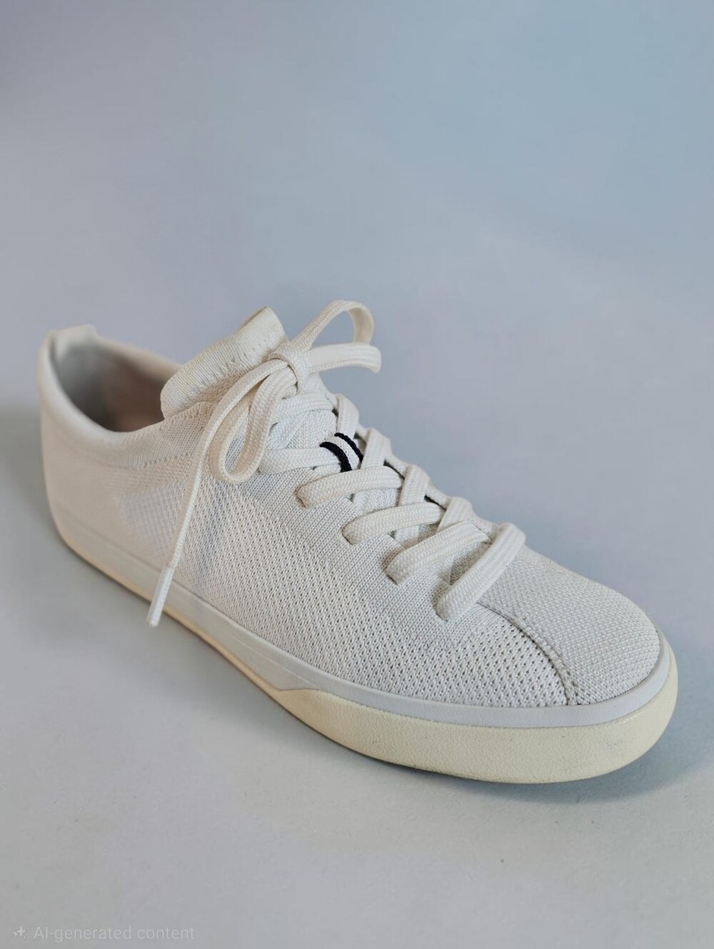 Rothy's Sneakers Size 8 The Lace Up Washable Knit Low Top Classic Bright White W